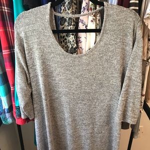 Torrid gray cowl pullover.